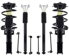 Front Struts Rear Shock Absorber & Links For Mercedes Benz C300 2008-2014 AWD