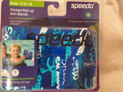 Speedo Printed Roll up Arm Bands -  ''NEW'' 