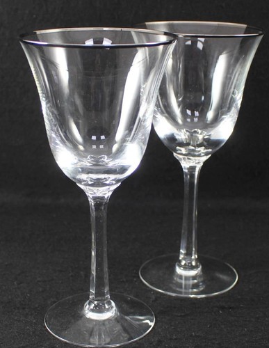 Lenox Maywood (Platinum Trim) Pair of Water Goblets