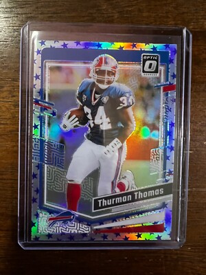 2023 Donruss Optic Football Holo Stars Emoji Prizm Thurman Thomas #24 SP
