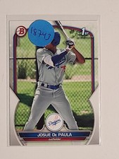 Josue de Paula 1st Bowman 2023 Bowman Prospects #BP-111 Los Angeles Dodgers