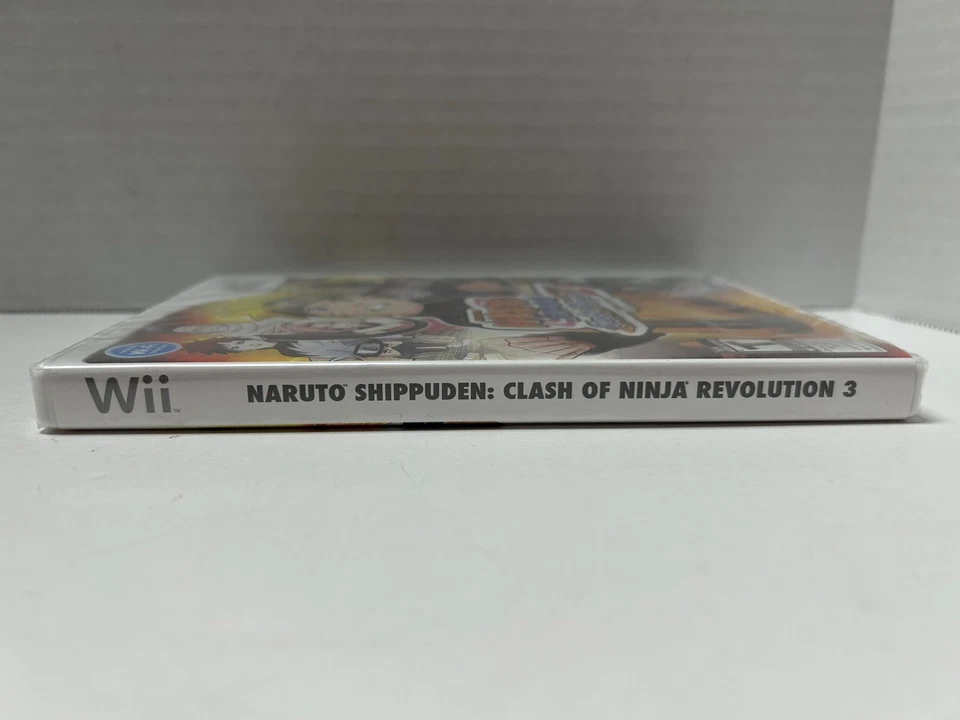 Naruto Shippuden: Clash of Ninja Revolution III (Nintendo Wii, 2009) Sealed - Image 3 of 4
