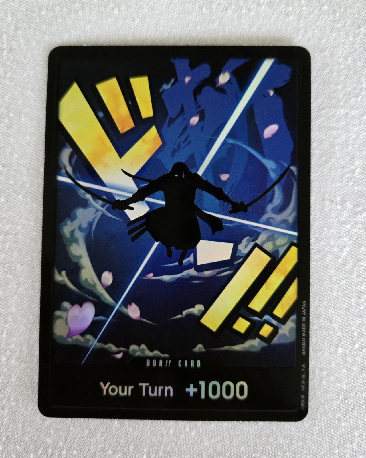 DON!! Card (Zoro) Premium Booster Foil