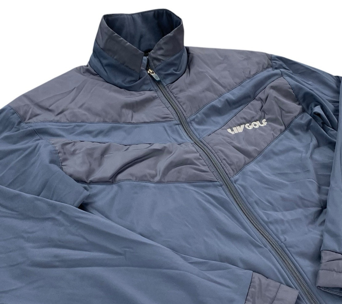 Galvin Green Liam Interface Golf Jacket Navy Full Zip Size S with LIV GOLF Logo