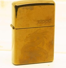 ZIPPO GOLDEN DRAGON LIGHTER DECEMBER 2009 NEAR MINT REF: 3640X