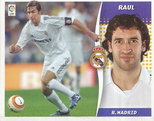 Megacracks Raul Real Madrid 178# Panini Card 2004 2005 La Liga 04 Megacracks Raul Real Madrid 178# Panini Card 2004 2005 La Liga 04