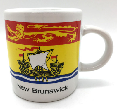 NEW BRUNSWICK , NEW JERSEY Souvenir Mini Coffee Espresso Demi Tasse Cup Mug 4 oz