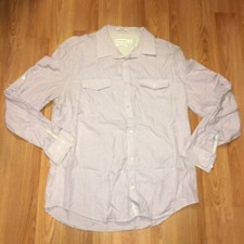 CALVIN KLEIN Men  s Long Sleeve Button Down Dress Shirt Size Large