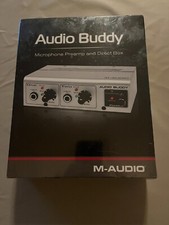 M-Audio Audio Buddy Microphone Preamp and Direct Box NIB
