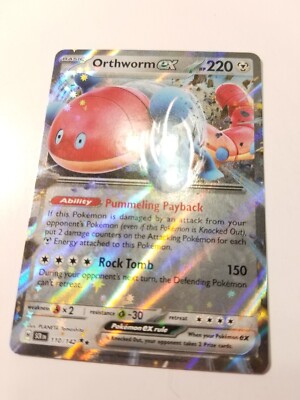 Orthworm EX 110/142 Stellar Crown Pokemon TCG - Double Rare - NM/M | eBay