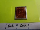 FRANCOBOLLO POSTALE ITALIANO 1910 15 CENT ENAMEL FAMOUS WORLD STAMP SILVER BAR E