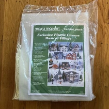 Mary Maxim Needlework Craft Musical Village Rose Cottage 7311 KIT Memories
