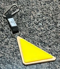 New mini Yellow Drum Practice Pyramid Pad made by RimRiser USA travel keychain