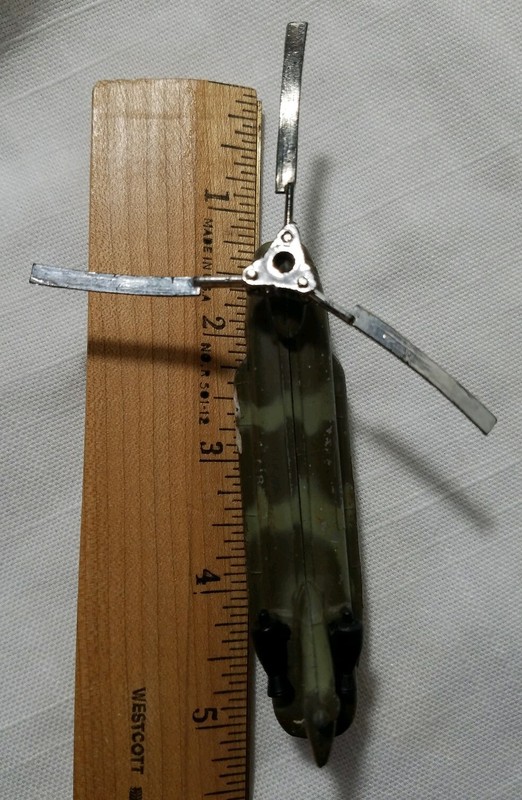 Boeing Chinook helicopter Zylmex A122 metal toy military