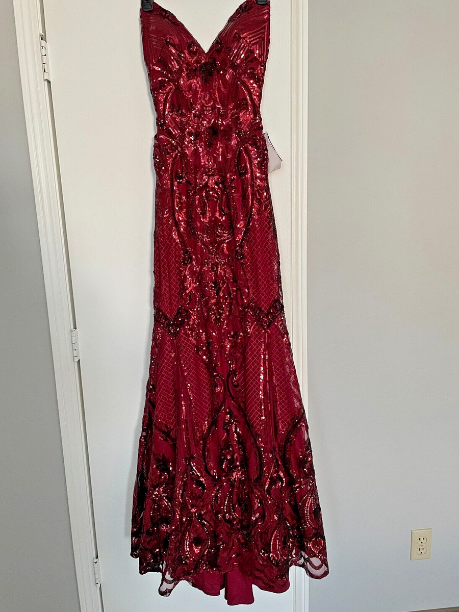 morilee burgundy dress Morilee Valencia 60171 Black / 16 main image 0
