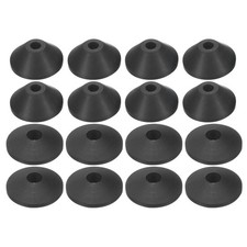 16Pcs Toilet Bolt Rubber Washer, 2 Size Conical Washers