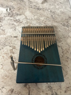 17 Key Kalimba Thumb Piano Finger Mbira Mahogany Wood Keyboard Music Instruments