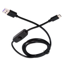 chenyang USB Power Switch Extension Cable 2.0 Male to 1 meter, Black