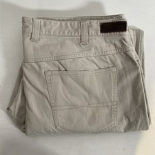 Gazman Mens Bedford Chino Modern Straight Stretch Pants Size 40 Very Good Marks