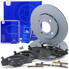 ATE BREMSSCHEIBEN BELÜFTET Ø239 + BELÄGE VORNE FÜR VW POLO 6N 6N1 BJ 94-99