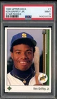1989 Upper Deck Star Rookie #1 Ken Griffey Jr Seattle Mariners RC HOF PSA 9