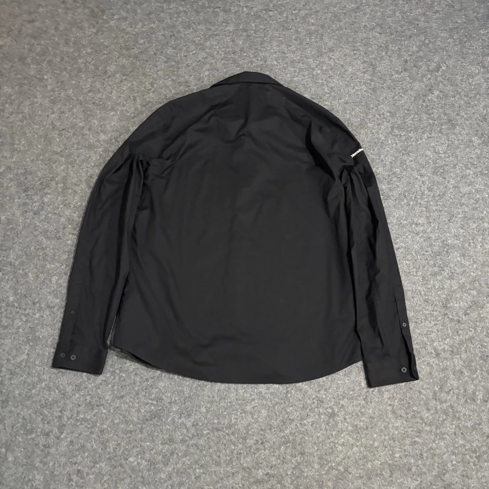 Mercedes Benz Button Shirt Men’s Large Long Sleeve Black Academy - Image 2 of 4