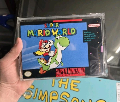 Super Mario World (Super Nintendo SNES) Complete CIB - 1st Print - VGC