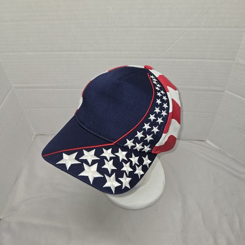 USA US Flag American Patriotic Stars 5 Panel Cotton Baseball Hats Caps Nissin