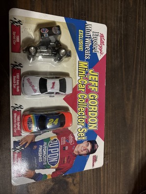 1994 Jeff Gordon Mini Car Collector Set Kellogg's Frosted Mini Wheats 1:64 NEW