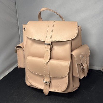 Grafea Leather Backpack CAPPUCCINO - Leather Backpack – GRAFEA main image 4