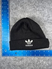 Adidas Beanie Toque Adult One Size Black Knit 100 Acrylic Snow Ski Outdoors