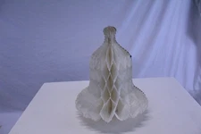  House of Paper 12" Paper Bell White Fold Out Decorations Lot of 10 Vintage