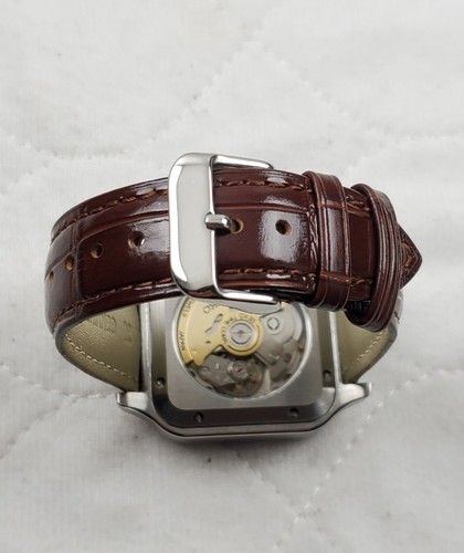 RELOJ HOMBRE SEIKO MOD SANTOS MARRÓN ÁRABE AUTOMÁTICO PERSONALIZADO CON MOVIMIENTO NH35 - Imagen 5 de 10