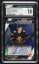 2023 O-Pee-Chee Platinum Rookie Cosmic 13/35 Connor Zary #R-CZ CGC 10 Auto 19rr