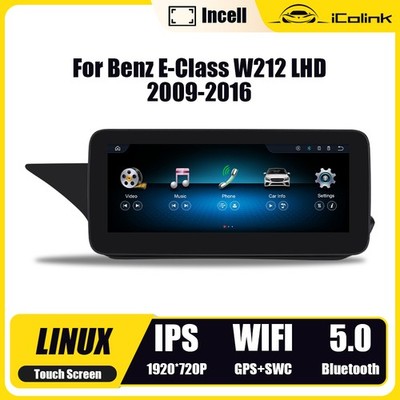 For Mercedes Benz E Class W212 S212 10,25'' Carplay Autoradio Linux GPS IPS WIFI