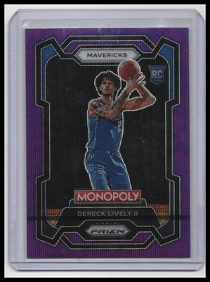 2023-24 Panini Prizm Monopoly #24 Dereck Lively II Purple