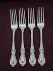 International Sterling Silver Joan of Arc .925 Set of 4 Dinner Forks (206 grams)