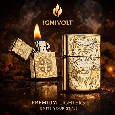 ZORRO 902 Luxury Brass Oil Lighter Windproof Double Sided Carved Retro Gift 2025