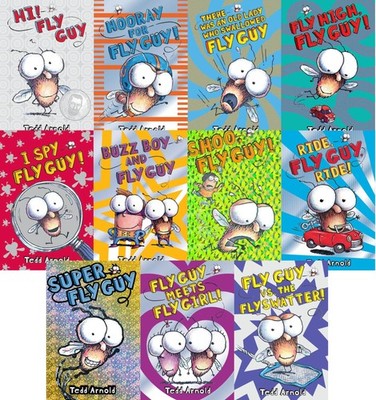 Fly Guy Complete Collection Series Set Books 1-11 (#1 Hi! Fly Guy, #2 Super Fly