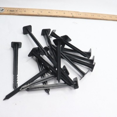 (20-Pk) Vigoro Landscape Edging Stake Anchor ABS Plastic 10 513 940