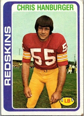 1978 Topps #495 Chris Hanburger LOW GRADE