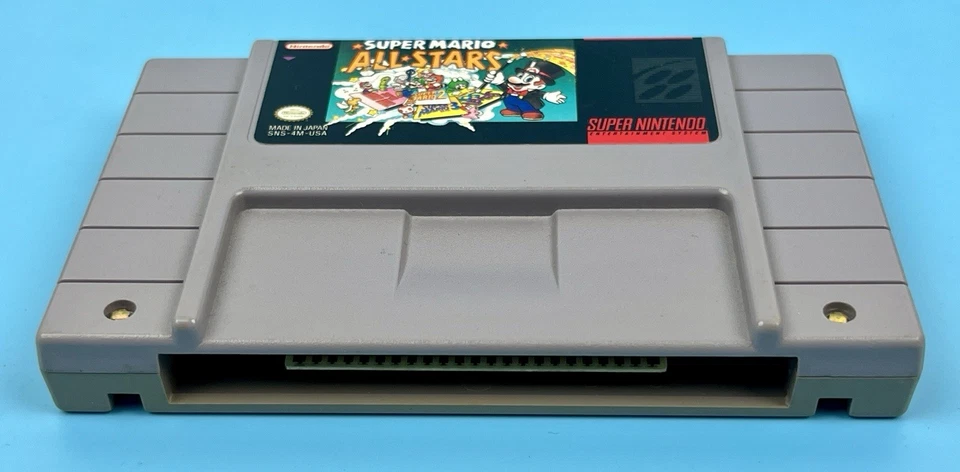 Только игровая карта Super Mario All-Stars (SNES Super Nintendo) - подлинная и протестированная - Изображение 3 из 4