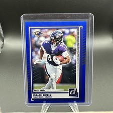 2025 Panini Donruss - Isaiah Likely #133 Press Proof Blue BALTIMORE RAVENS 🔥🔥