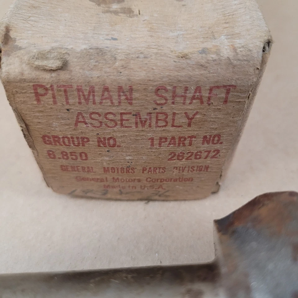 Chevrolet Master Deluxe 1934-36 dirección Pitman eje con acción de rodilla 262672 NOS Foto 2 de 4