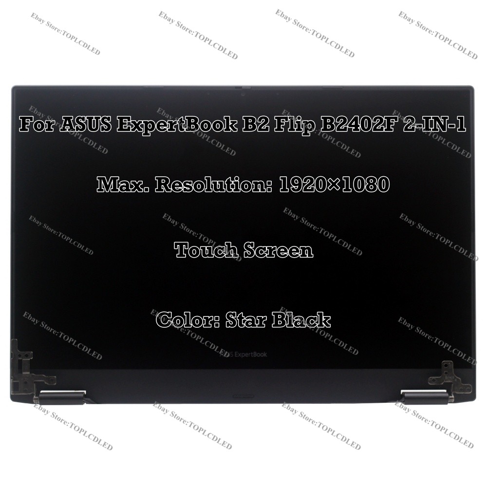 ASUS ExpertBook B2 Flip B2402FVA 2-In-1 FHD LCD Screen Display Complete Assembly