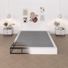 7 inch Queen Box Spring, Heavy Duty Metal Mattress Foundation with Fabric Cover