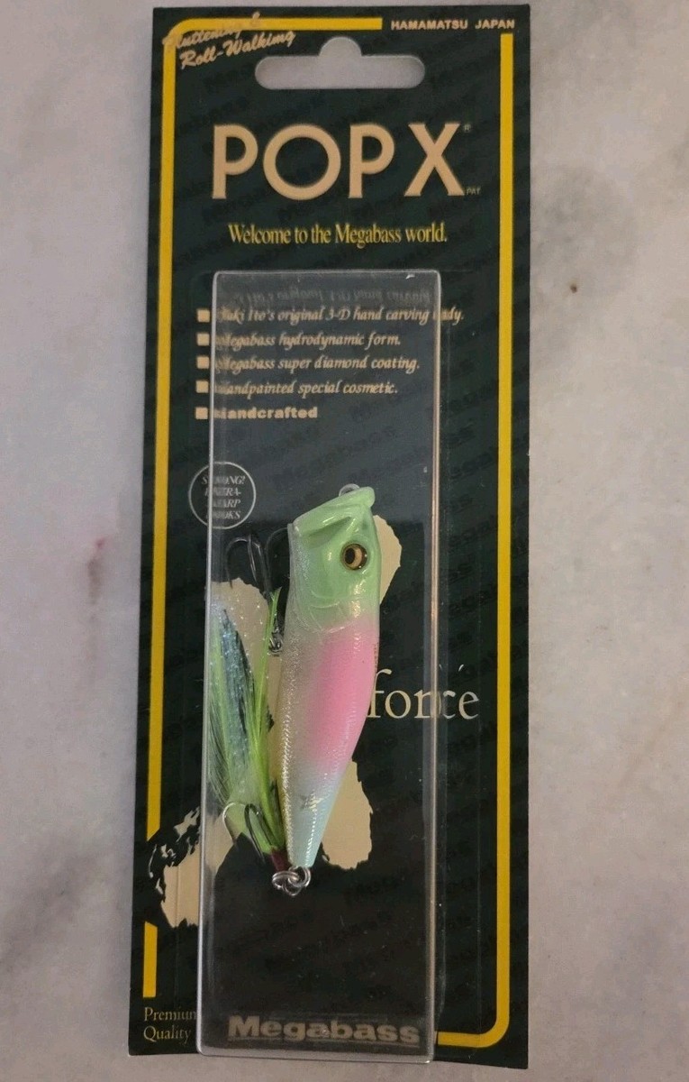 New Megabass Pop X Limited Color Drop Rare SS Triple Cocktail JDM