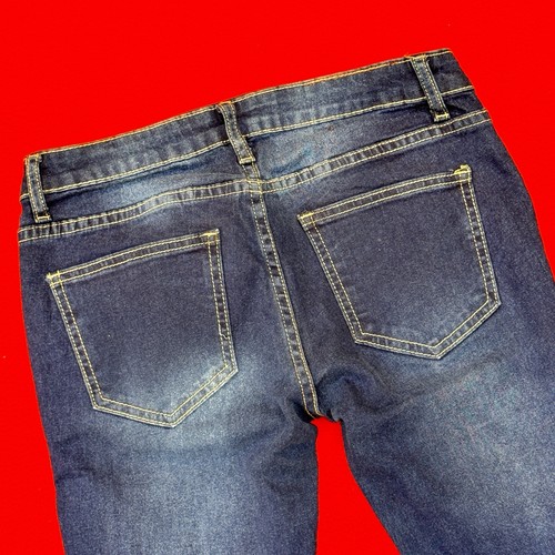 JJ YAK JEANS... Skinny Jeans Distressed Denim Blau... Größe 9 - Bild 5 von 10