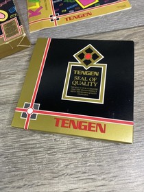 Vintage 1990 Nintendo NES Tengen KLAX Complete Game + Sleeve + Original Box