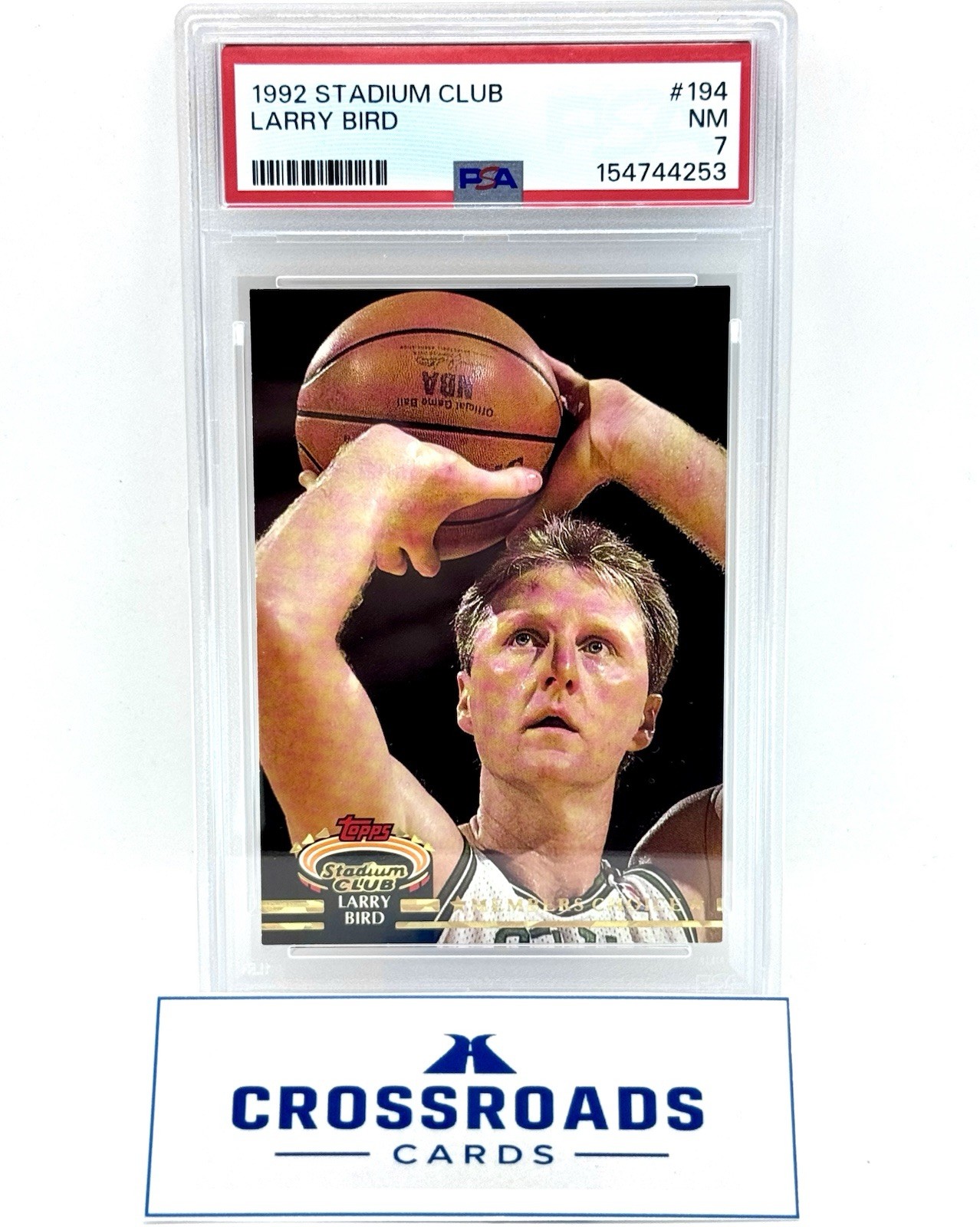 1992 Stadium Club Larry Bird #194 PSA 7 Boston Celtics